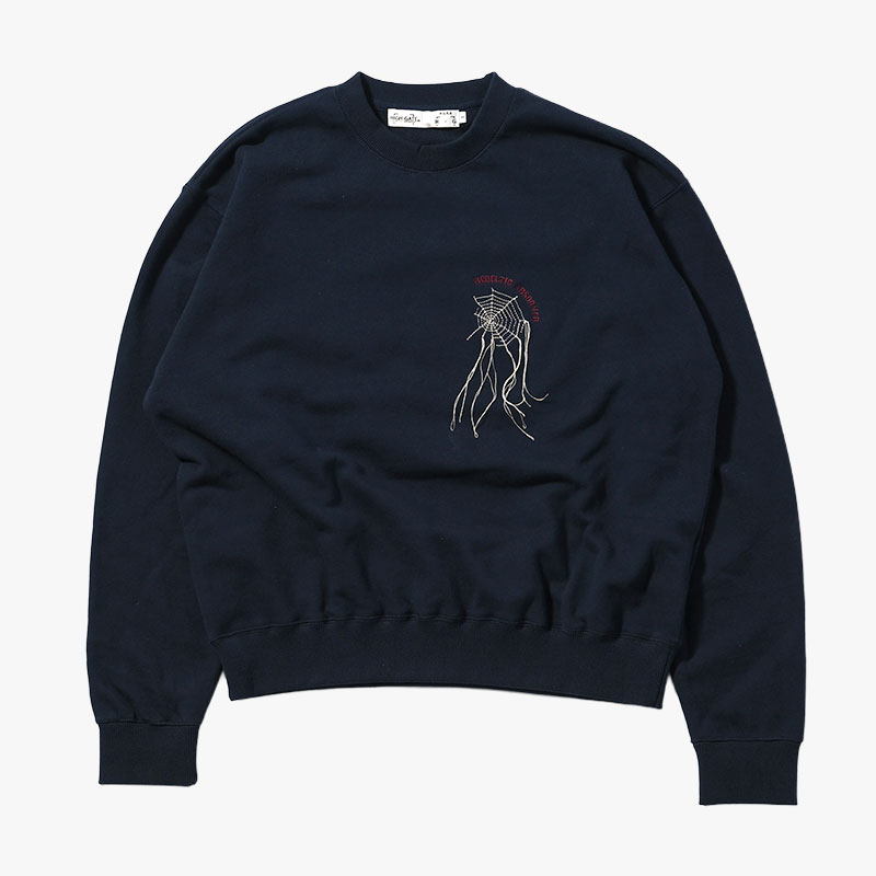 SPIDER SOUVENIR SWEAT -3.COLOR-(NAVY)