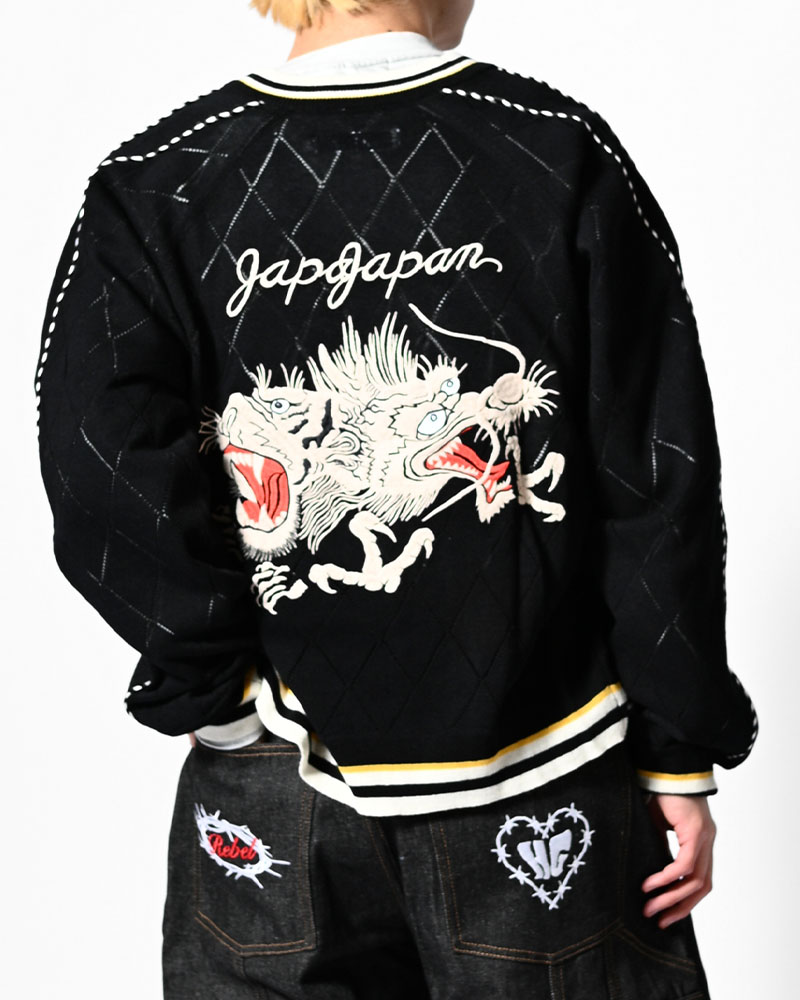 KNIT SUKAJAN -BLACK-