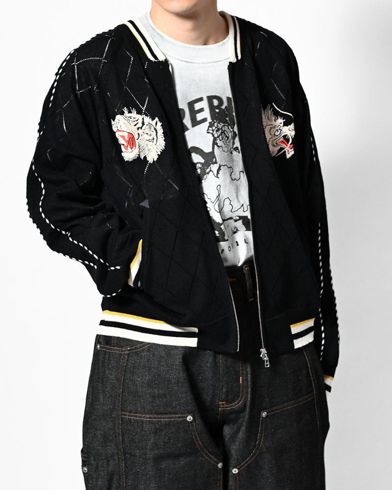 KNIT SUKAJAN -BLACK-