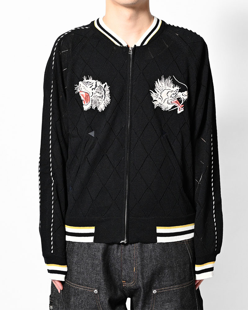 KNIT SUKAJAN -BLACK-