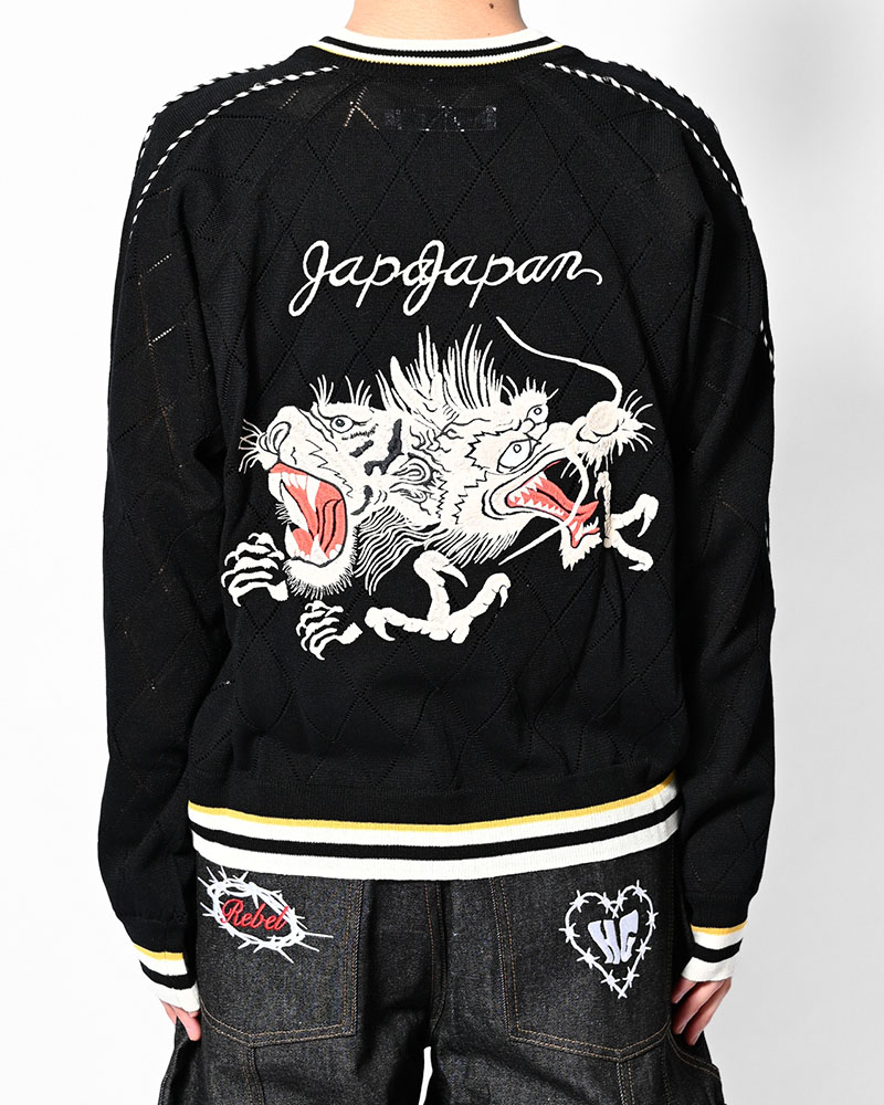 KNIT SUKAJAN -BLACK-