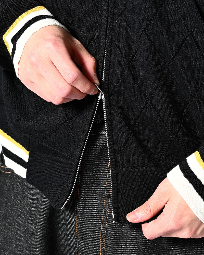 KNIT SUKAJAN -BLACK-