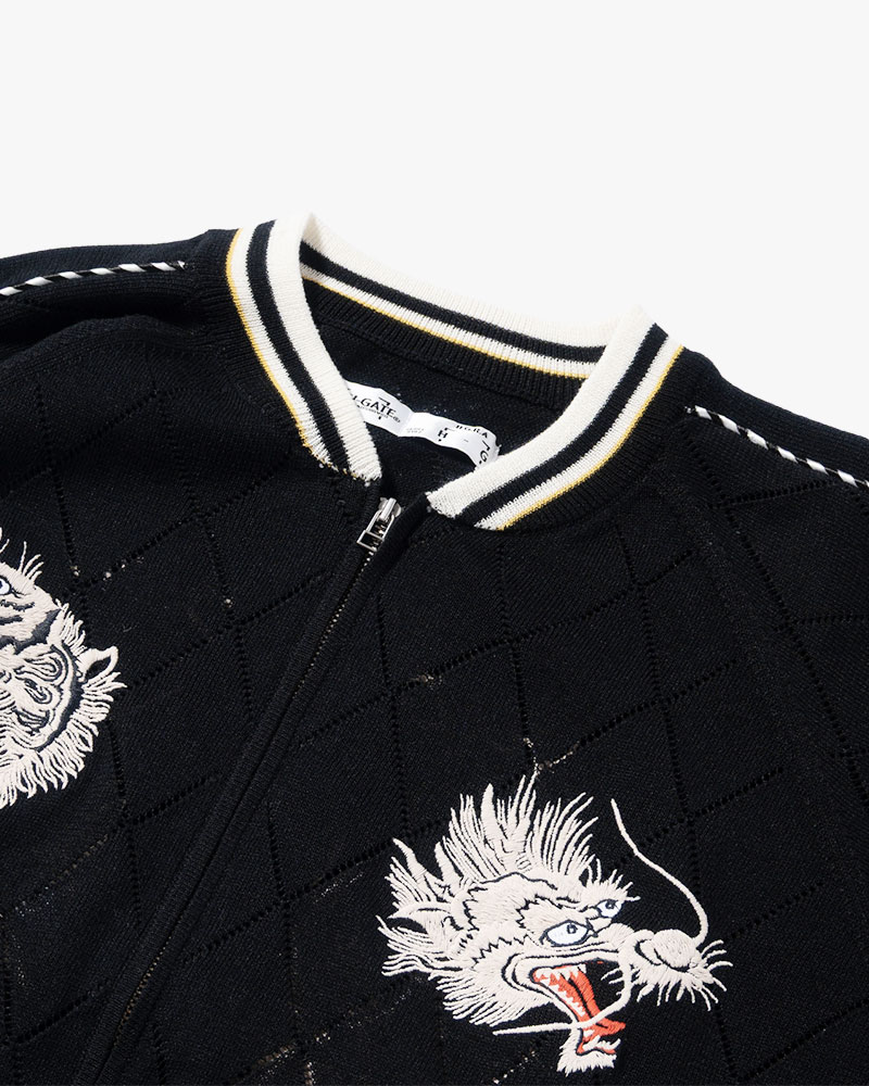 KNIT SUKAJAN -BLACK-