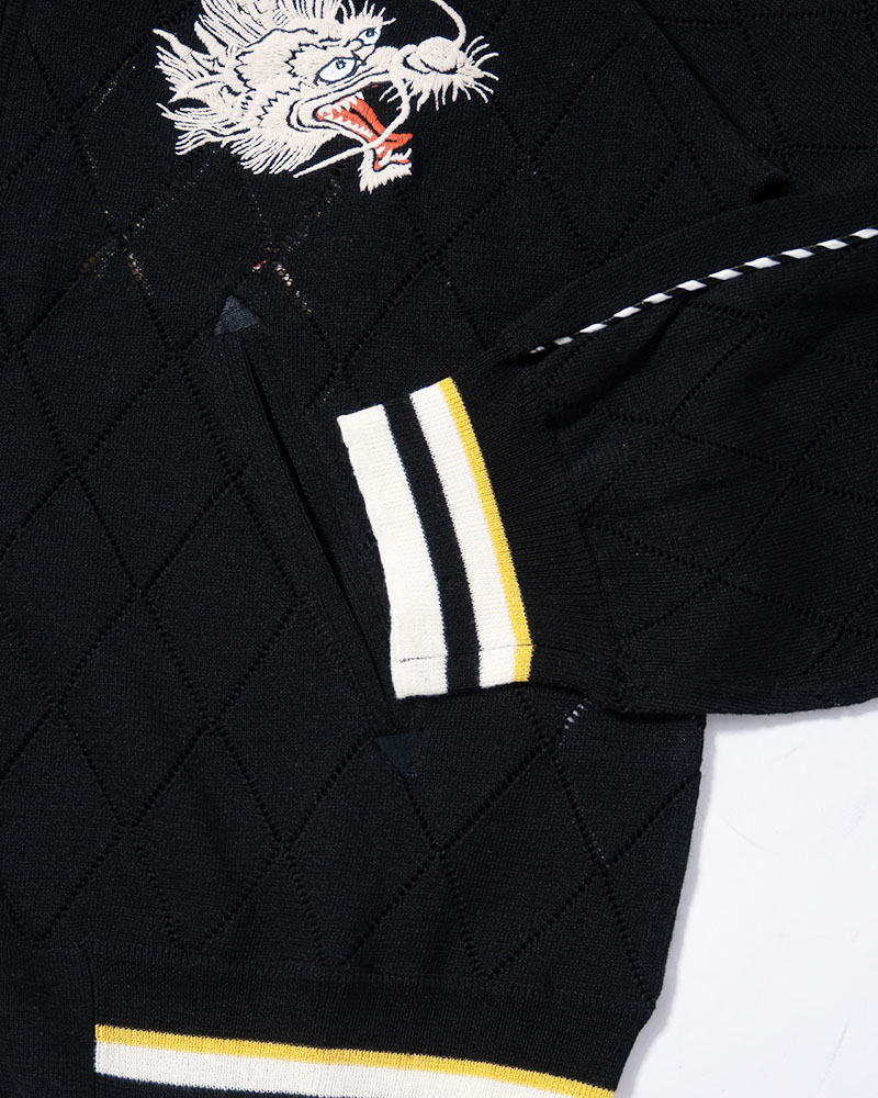 KNIT SUKAJAN -BLACK-