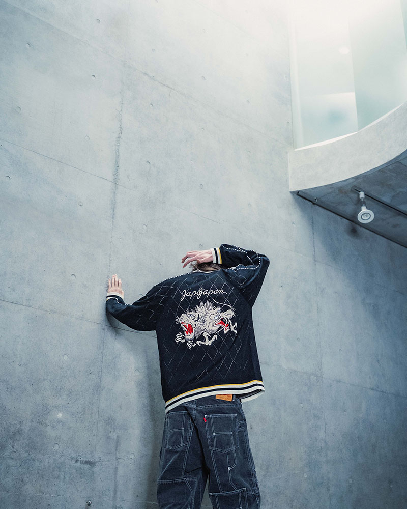 KNIT SUKAJAN -BLACK-