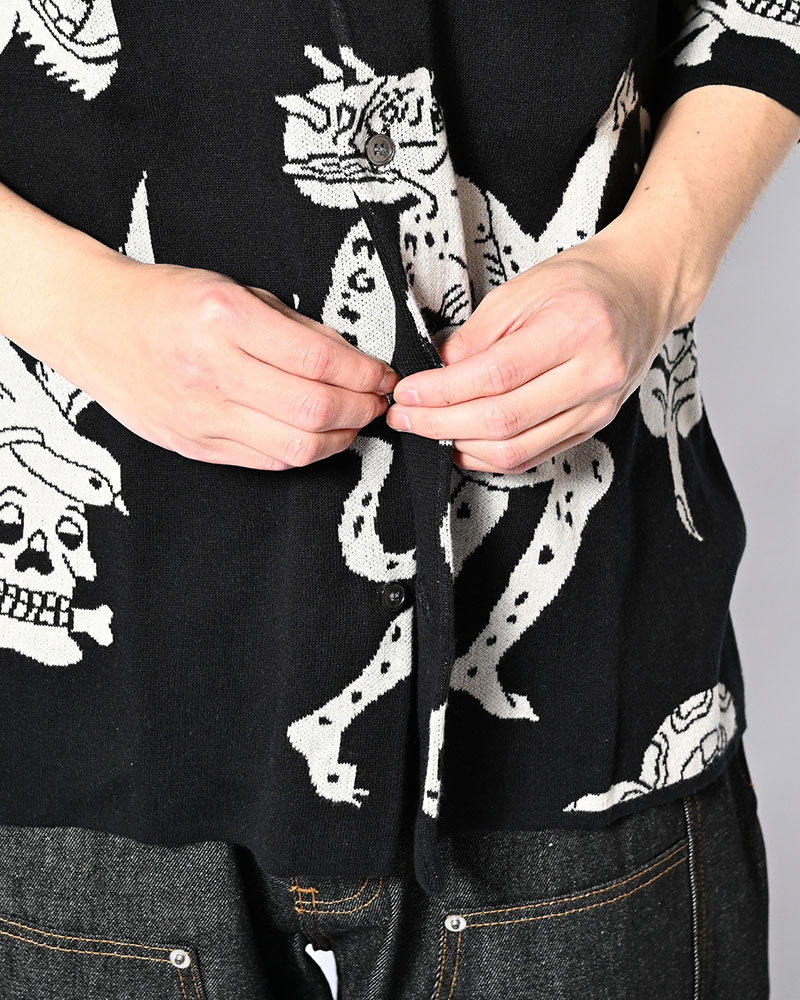 OUTLAW KNIT SHIRT -BLACK-