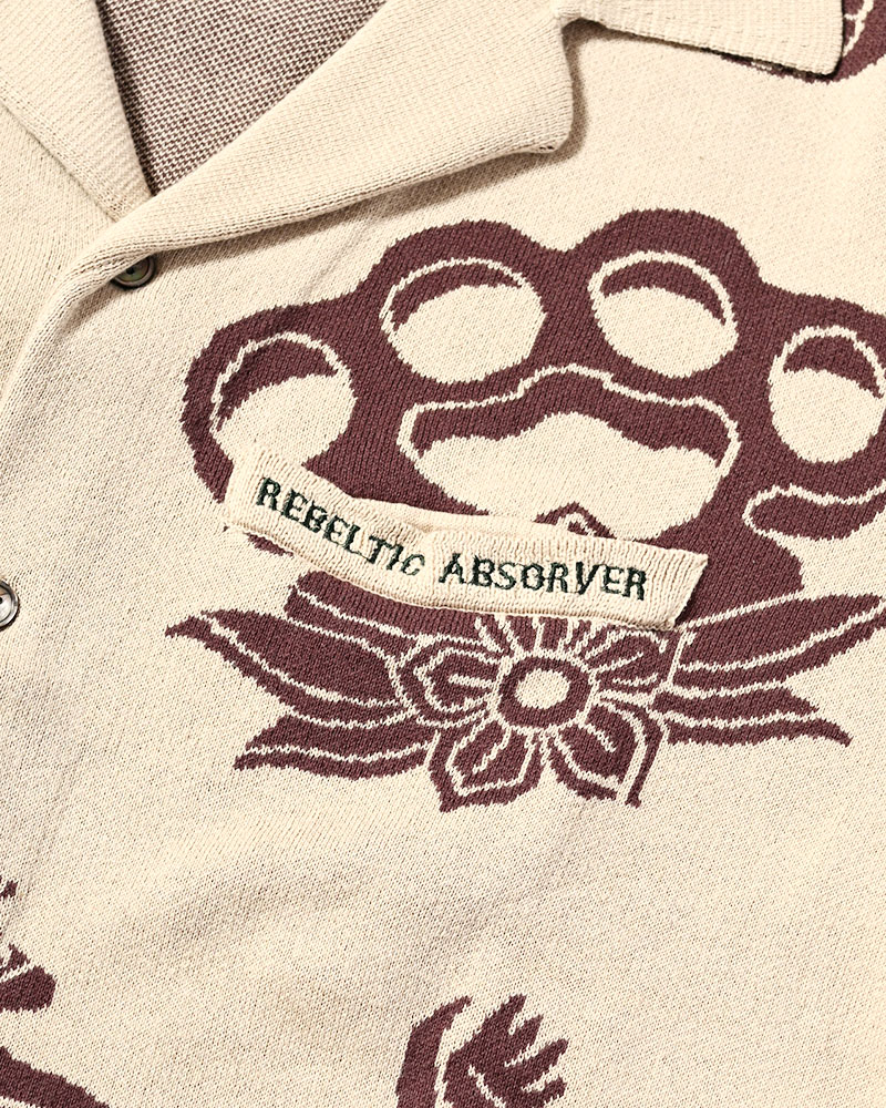 OUTLAW KNIT SHIRT -OFF WHITE-