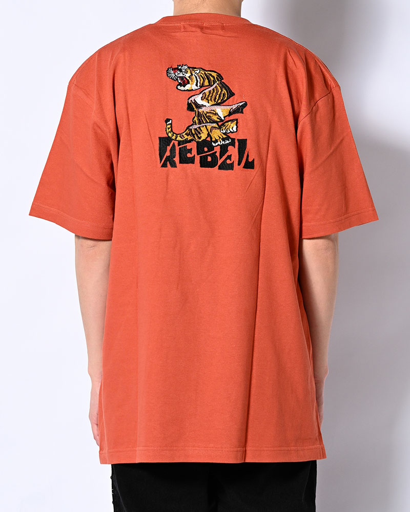 SLICES TIGER TEE -ORANGE-