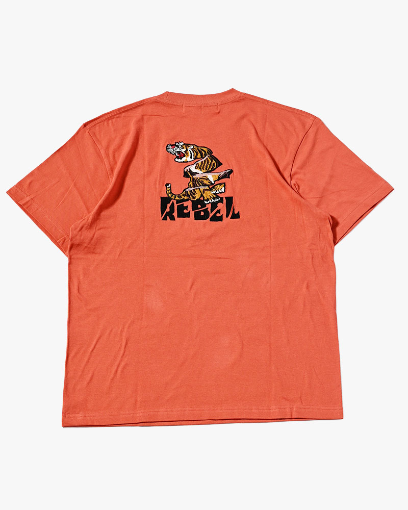 SLICES TIGER TEE -ORANGE-
