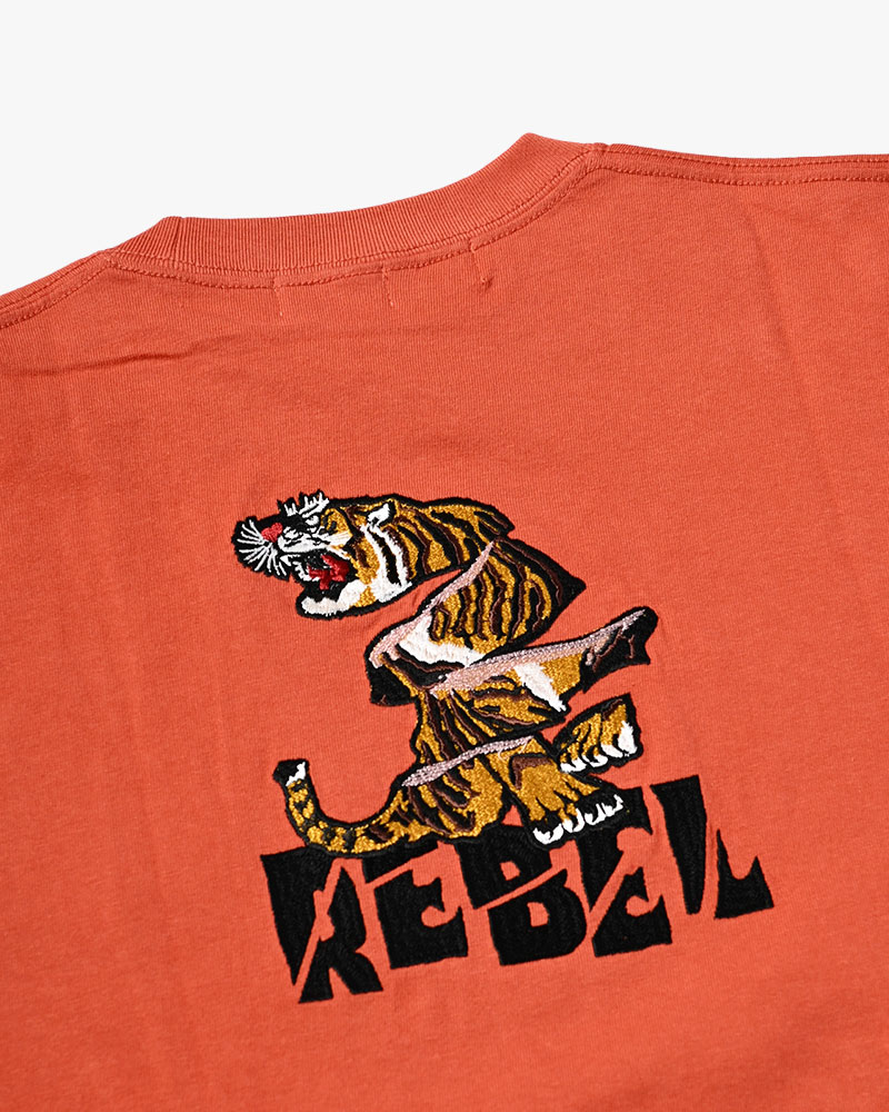 SLICES TIGER TEE -ORANGE-