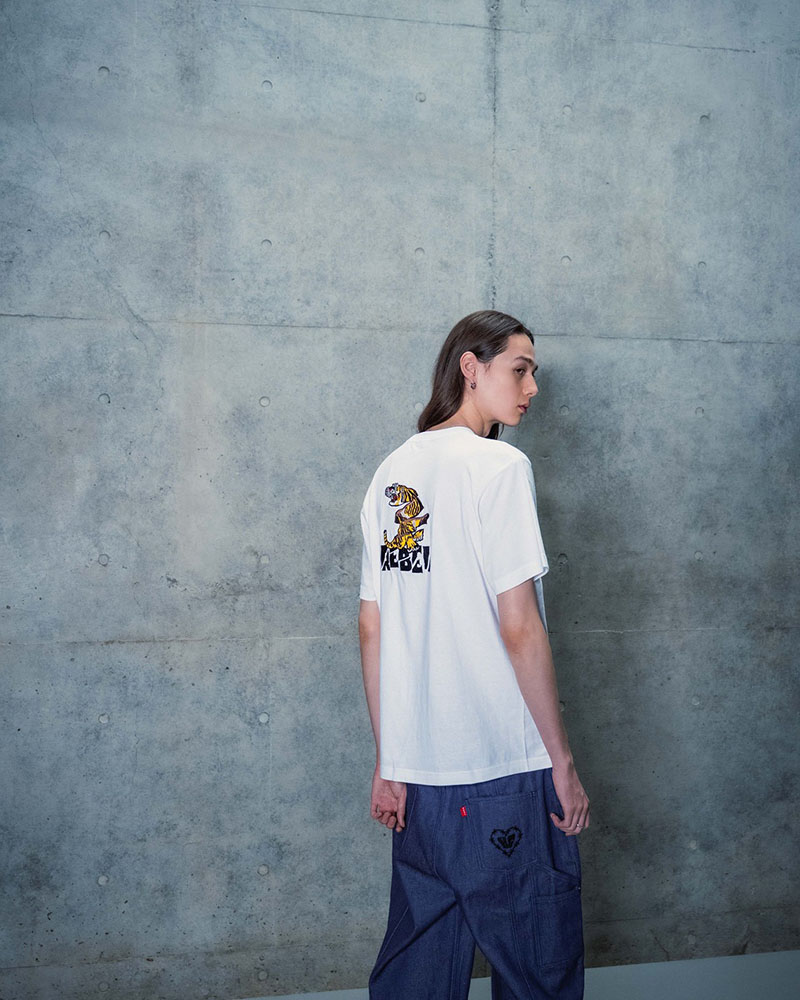 SLICES TIGER TEE -ORANGE-