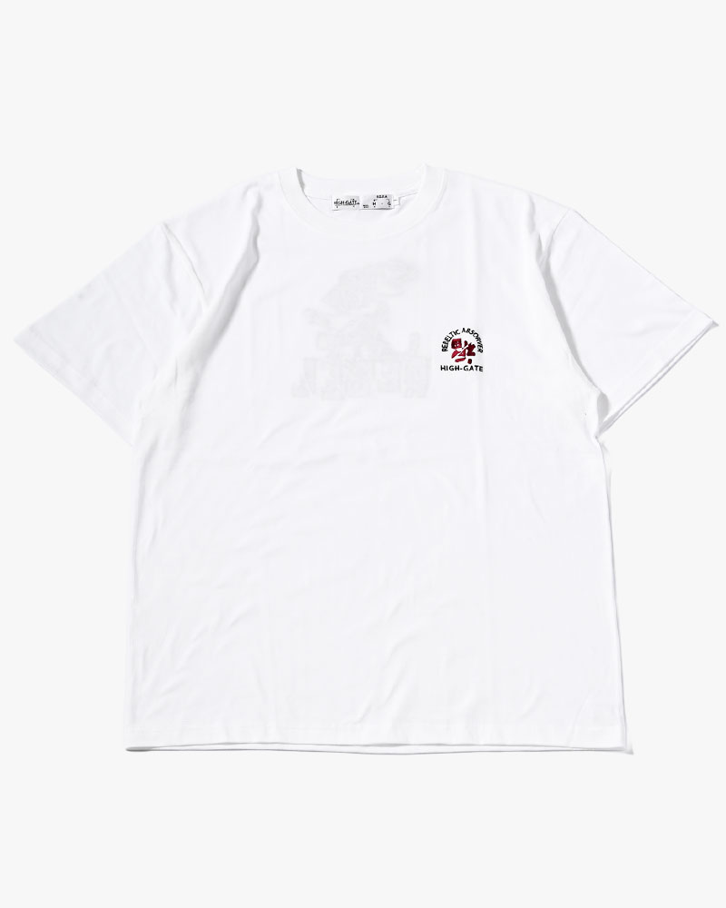 SLICES TIGER TEE -WHITE-