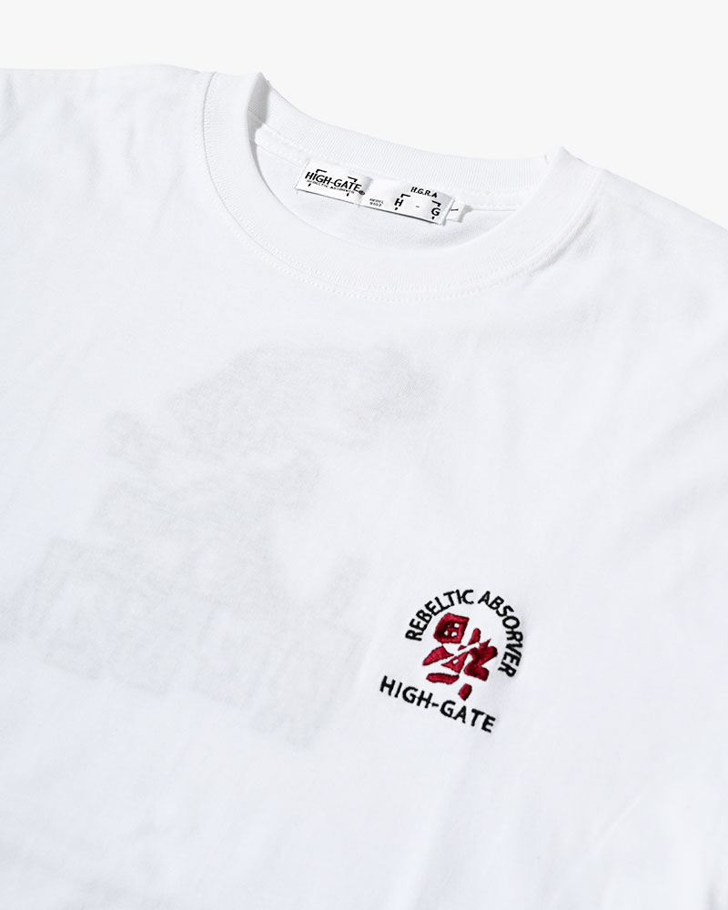 SLICES TIGER TEE -WHITE-