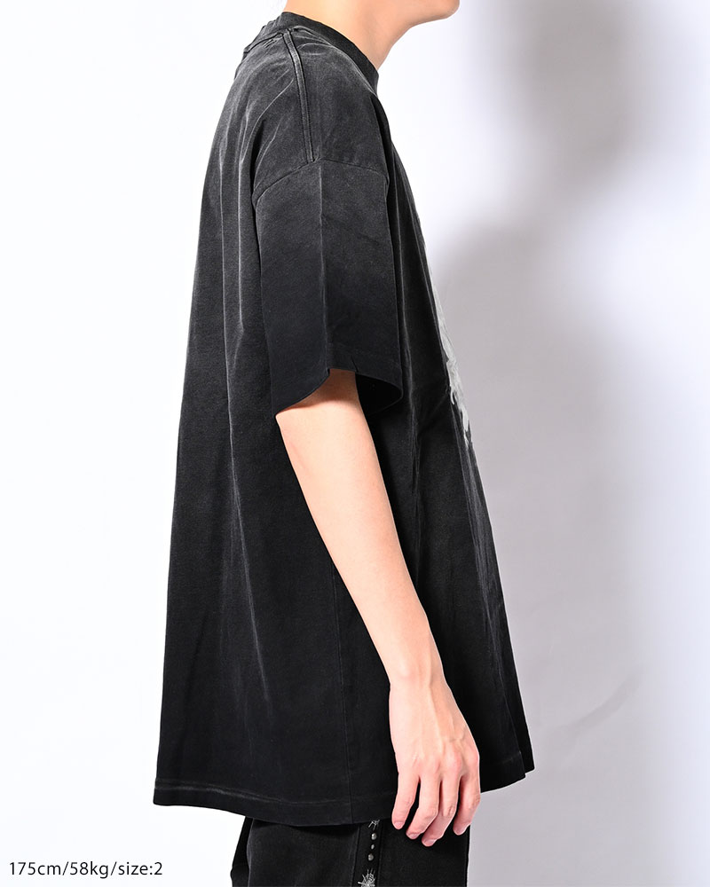 BLURRY SUKA TEE -BLACK-