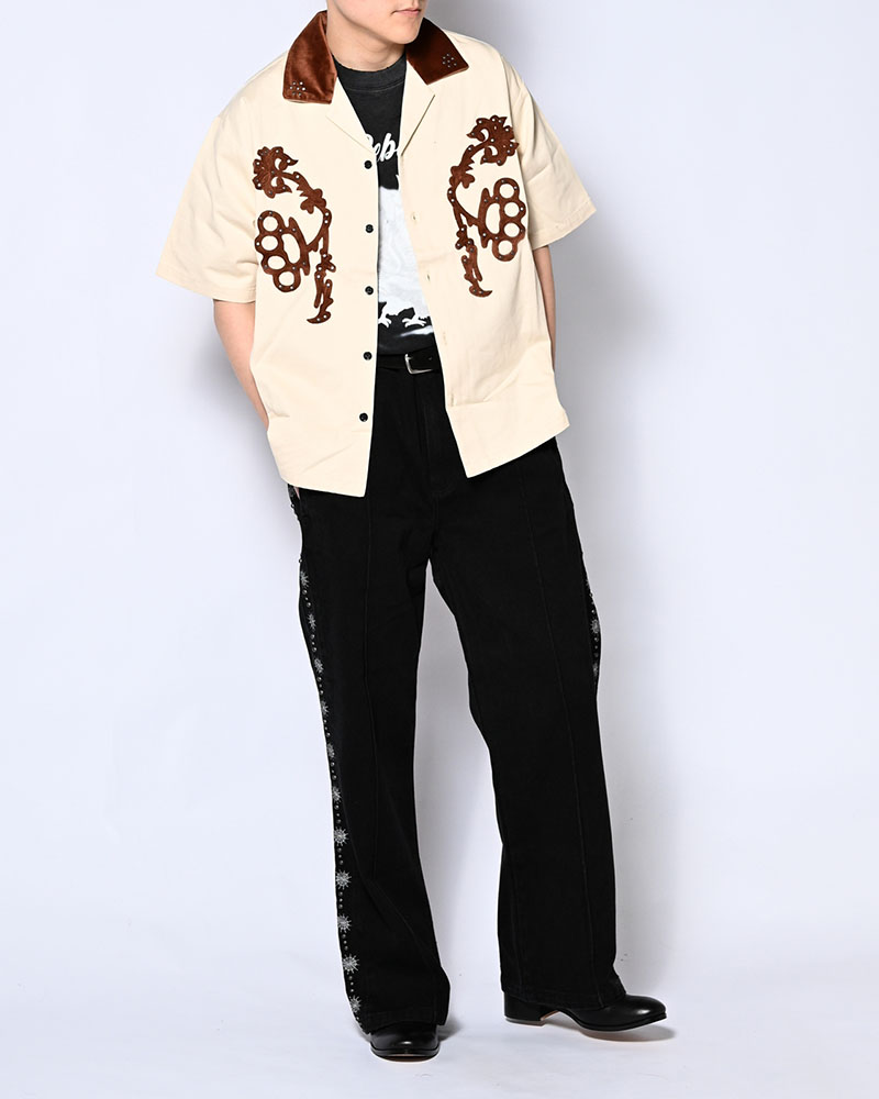 BLURRY SUKA TEE -BLACK-