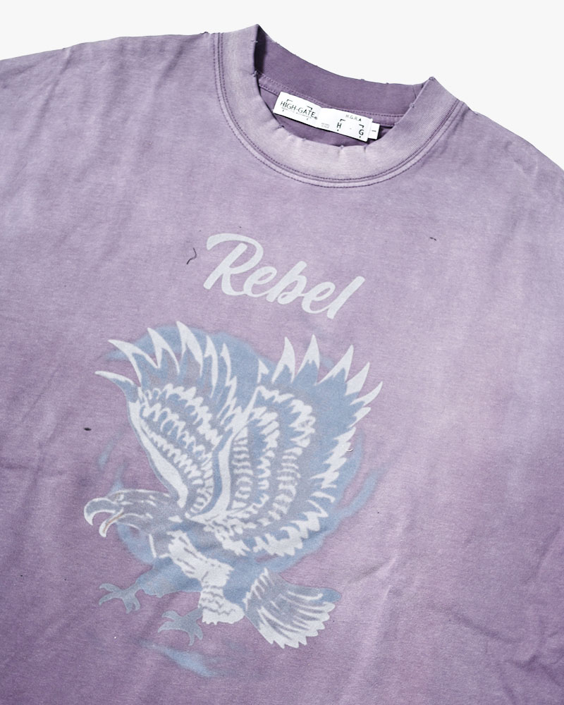 BLURRY SUKA TEE -PURPLE-