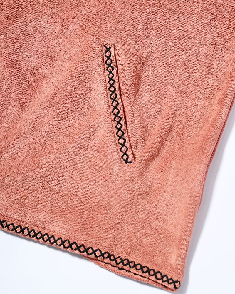 RESORT PILE PULLOVER SHIRT -PINK-