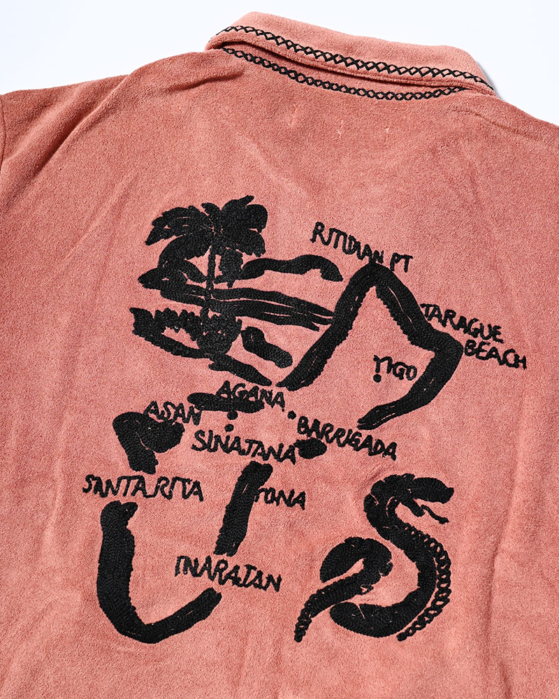 RESORT PILE PULLOVER SHIRT -PINK-