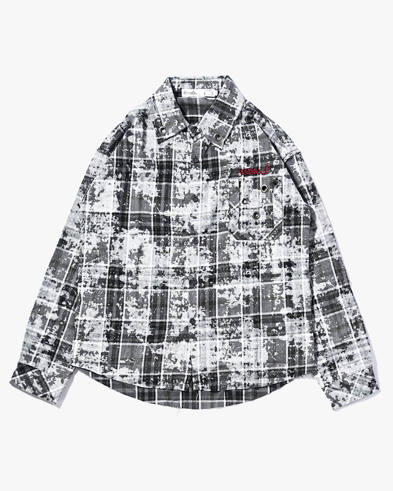 DECADENT CHECK SHIRT -BLACK-