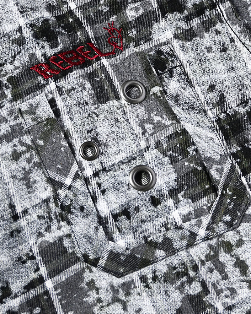 DECADENT CHECK SHIRT -BLACK-