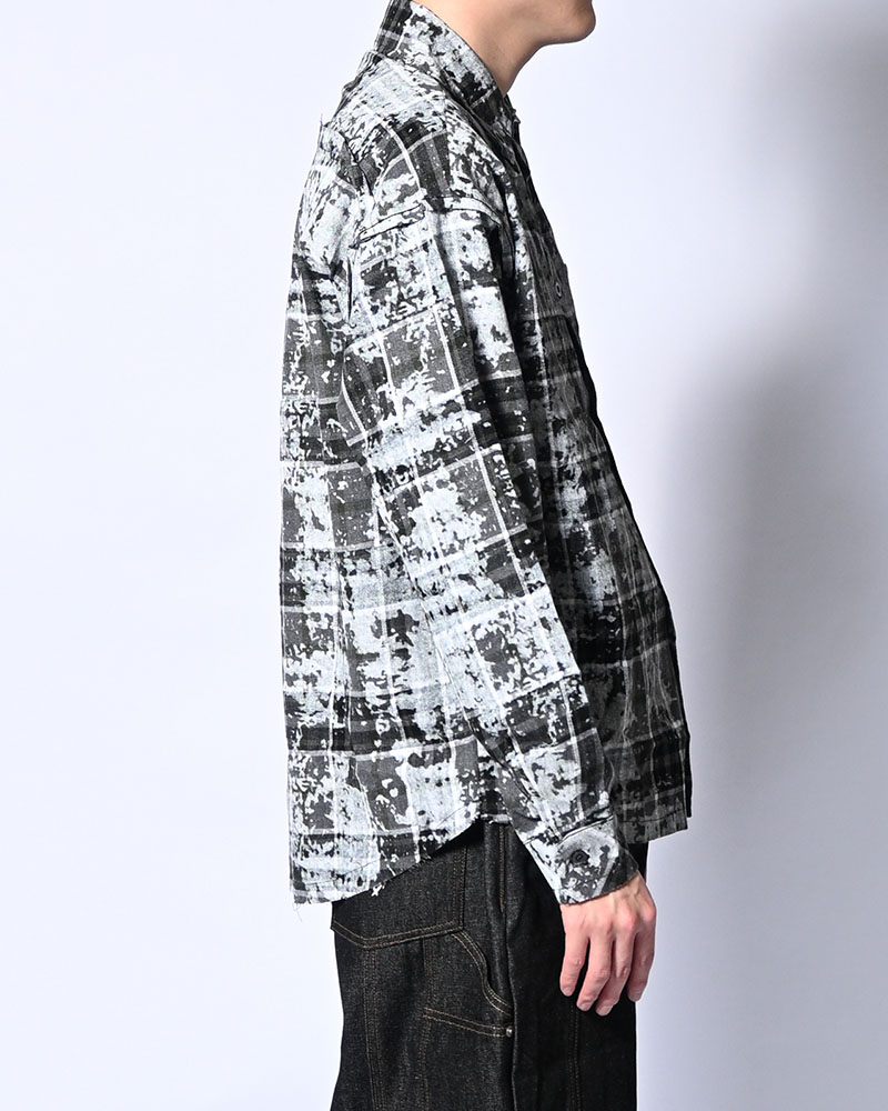 DECADENT CHECK SHIRT -BLACK-