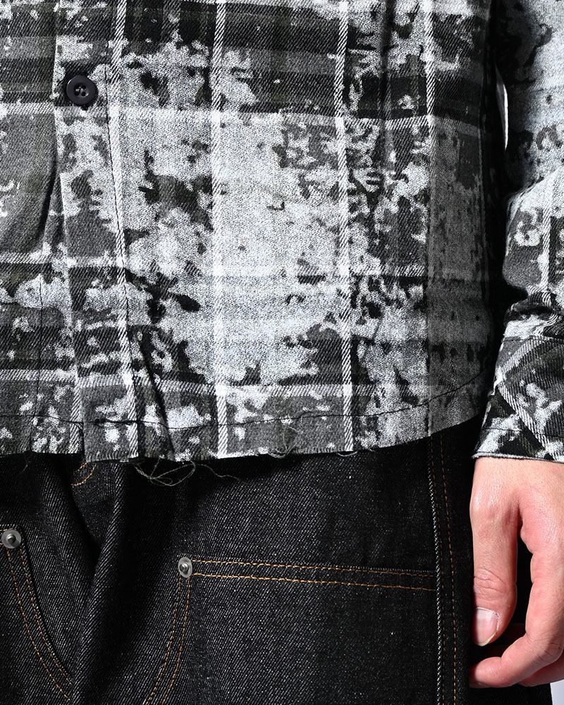 DECADENT CHECK SHIRT -BLACK-