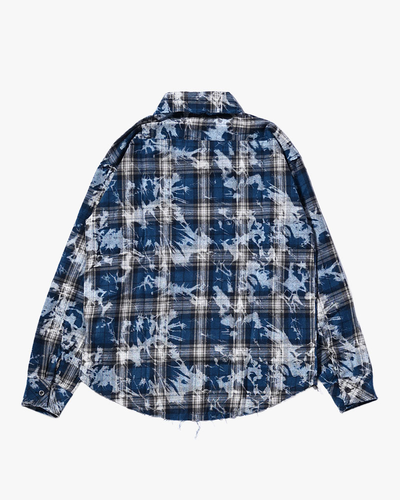 DECADENT CHECK SHIRT -BLUE-