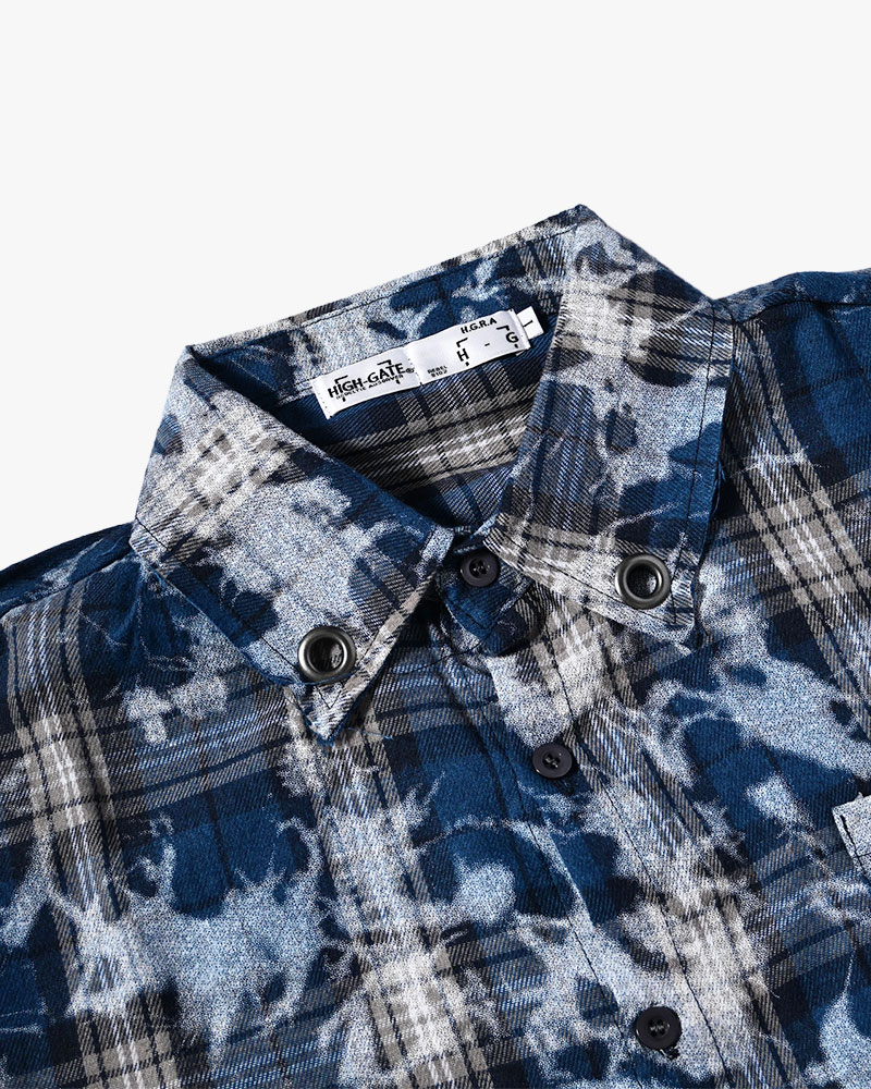 DECADENT CHECK SHIRT -BLUE-