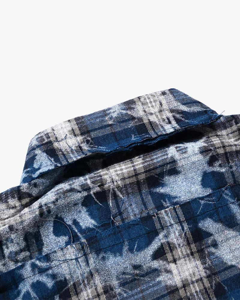 DECADENT CHECK SHIRT -BLUE-
