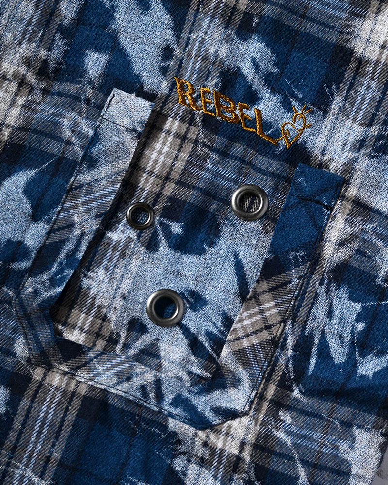 DECADENT CHECK SHIRT -BLUE-