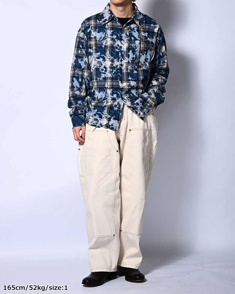 DECADENT CHECK SHIRT -BLUE-
