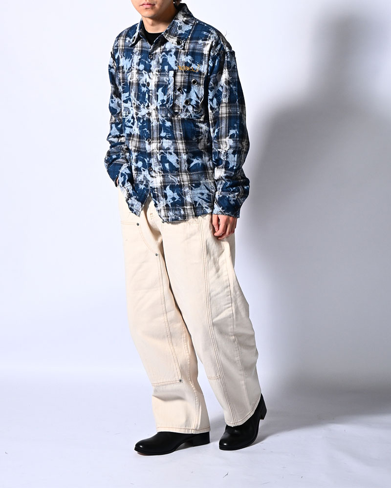 DECADENT CHECK SHIRT -BLUE-