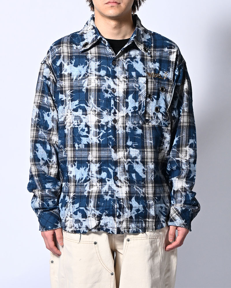 DECADENT CHECK SHIRT -BLUE-