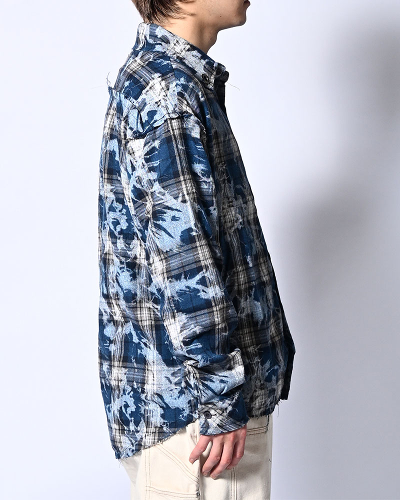 DECADENT CHECK SHIRT -BLUE-