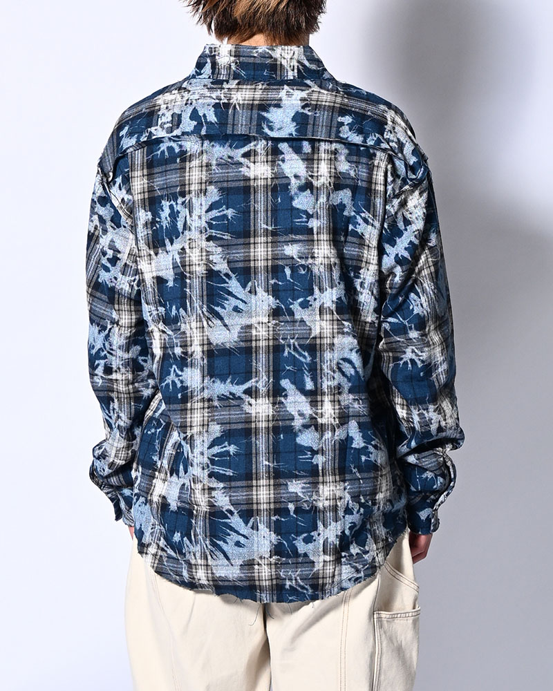 DECADENT CHECK SHIRT -BLUE-