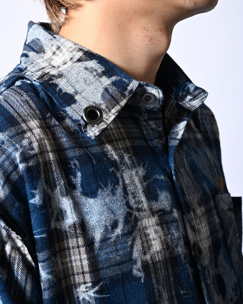 DECADENT CHECK SHIRT -BLUE-