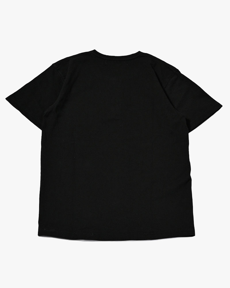 RETRO DEVIL HENRY NECK TEE -BLACK-