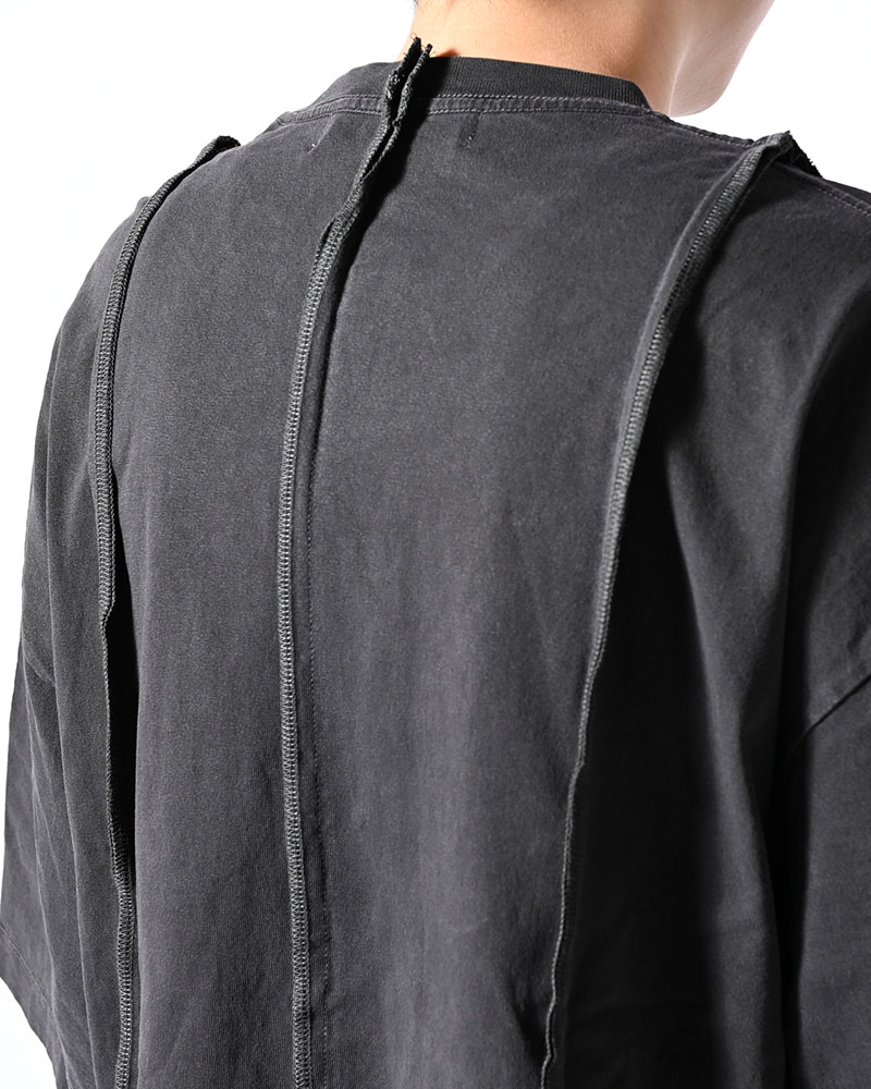 FADE SWITCHING TEE -BLACK-