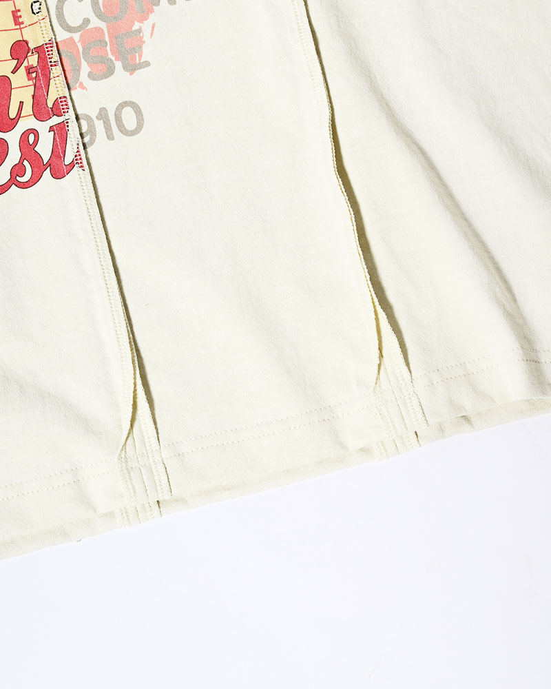 FADE SWITCHING TEE -OFF WHITE-