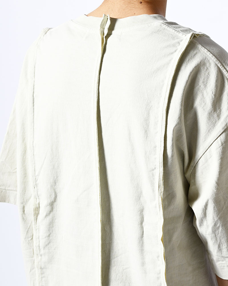FADE SWITCHING TEE -OFF WHITE-