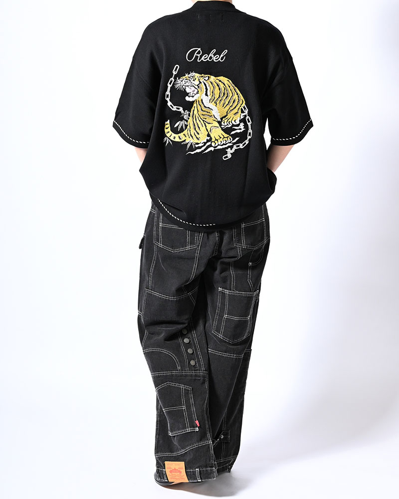 SUKA KNIT SHIRT -BLACK-