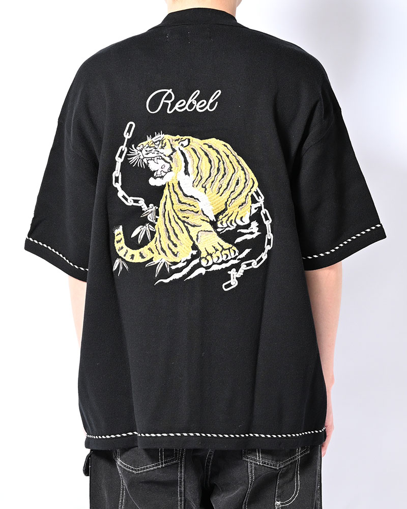 SUKA KNIT SHIRT -BLACK-