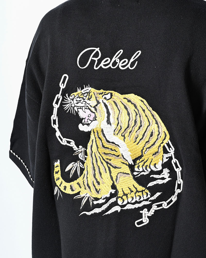 SUKA KNIT SHIRT -BLACK-