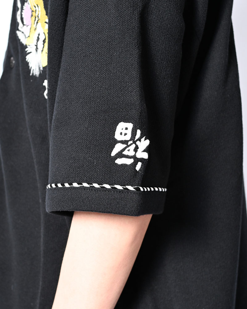 SUKA KNIT SHIRT -BLACK-