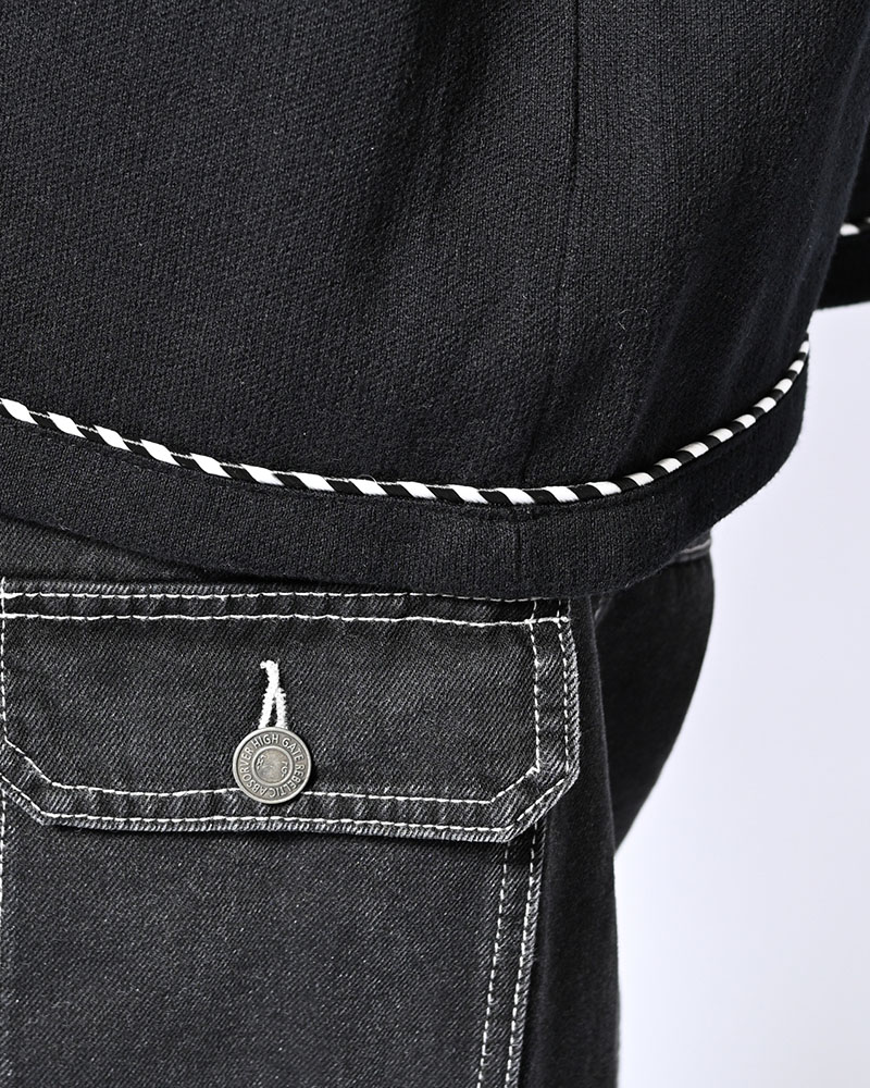 SUKA KNIT SHIRT -BLACK-