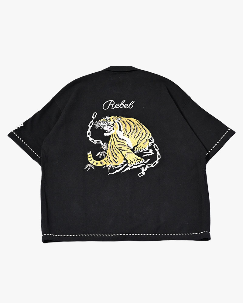 SUKA KNIT SHIRT -BLACK-