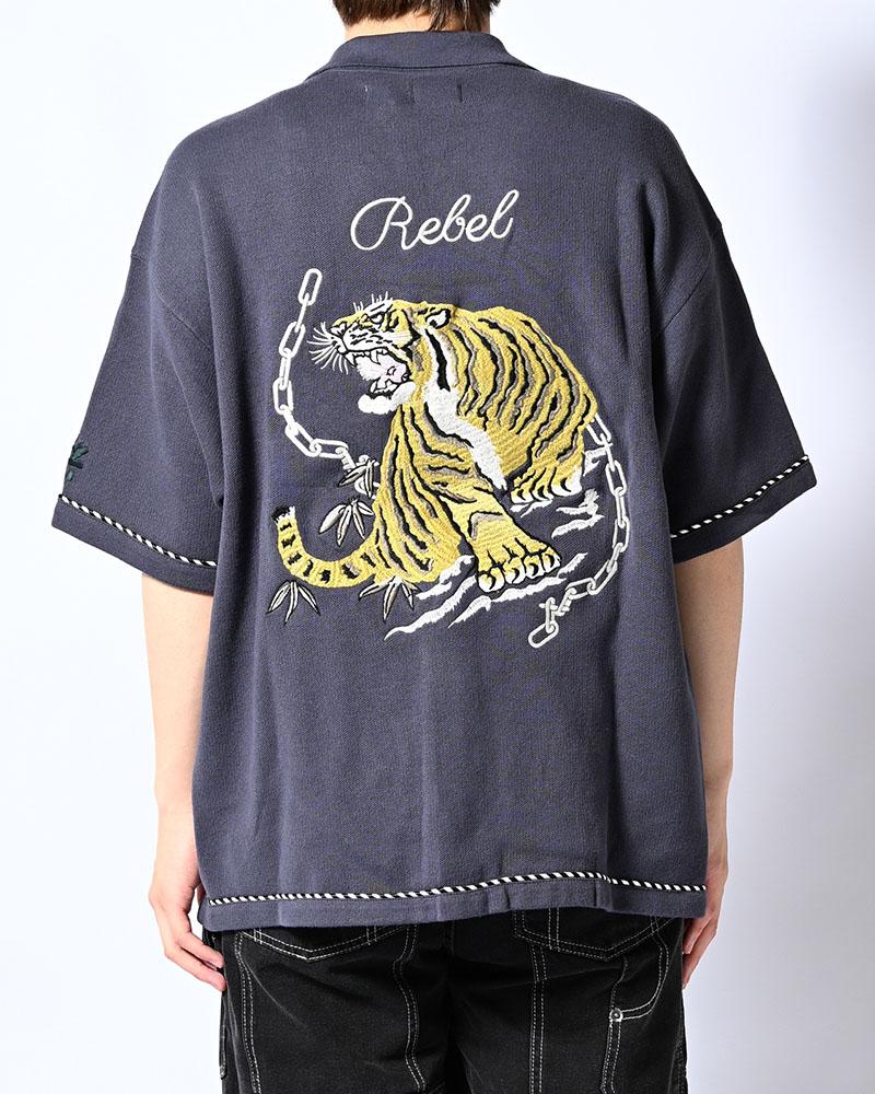 SUKA KNIT SHIRT -BLUE-