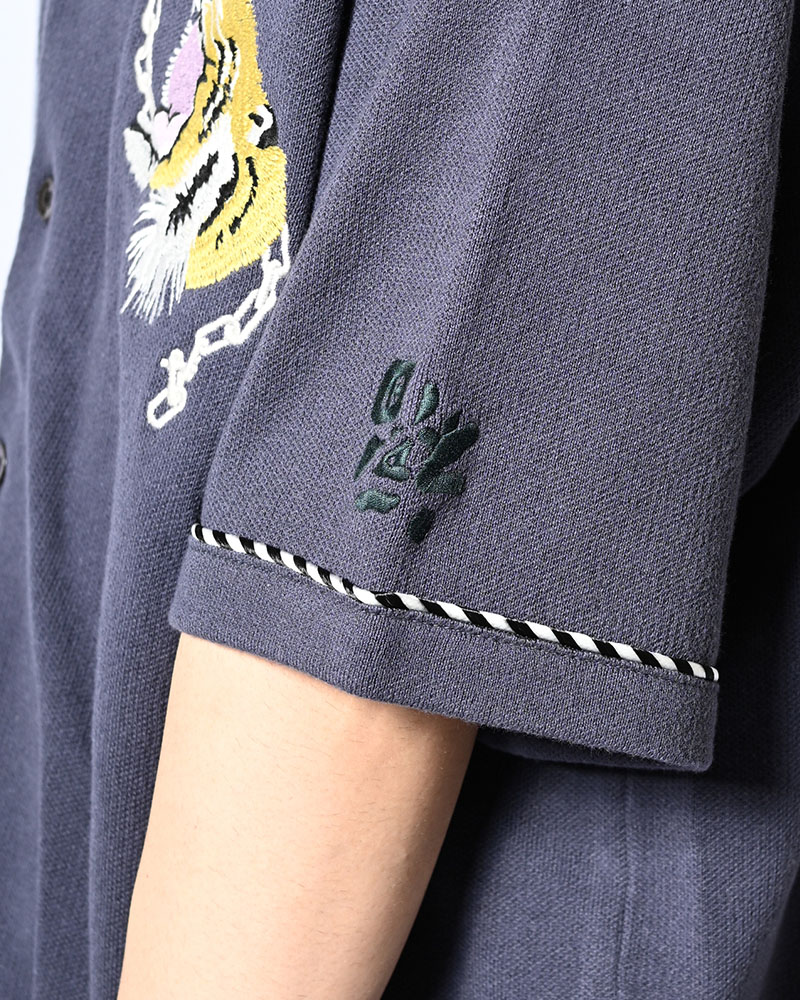 SUKA KNIT SHIRT -BLUE-
