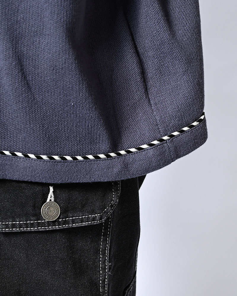 SUKA KNIT SHIRT -BLUE-