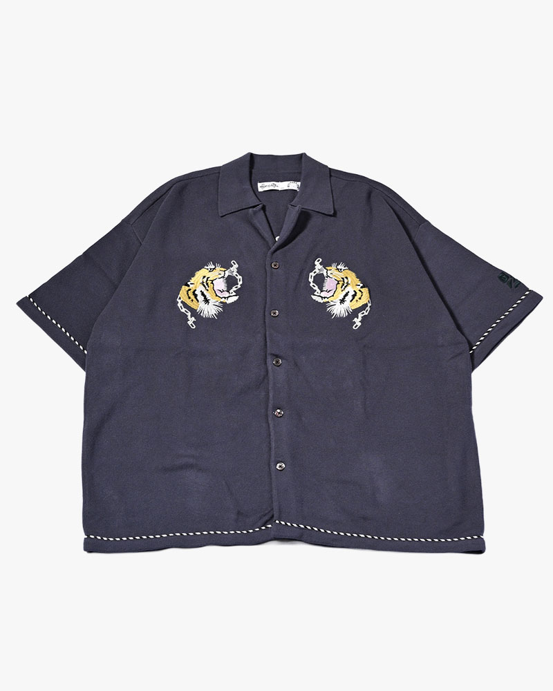 SUKA KNIT SHIRT -BLUE-